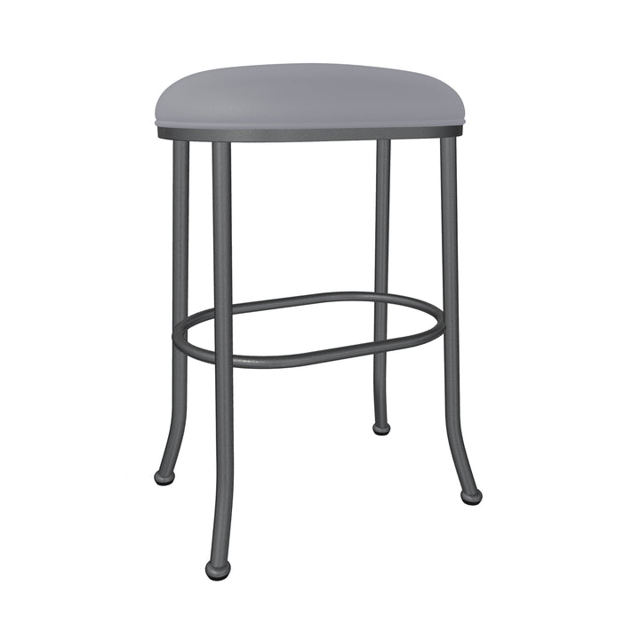 20"W x 14"D x 30"H / Charcoal Gray/Lustrous Silver White