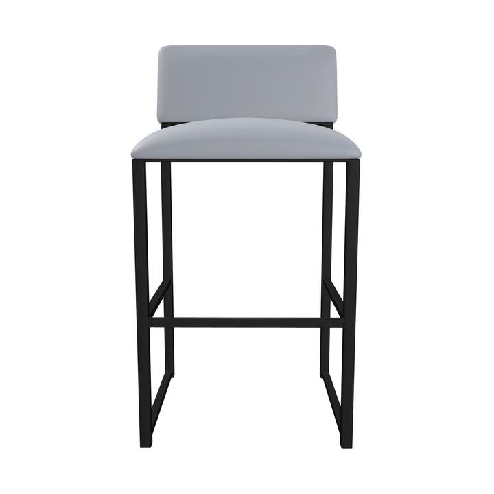 19.5"W x 18"D x 35"H / Charcoal Gray/Sable Onyx