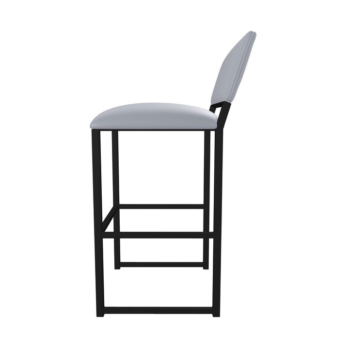 19.5"W x 18"D x 35"H / Charcoal Gray/Sable Onyx