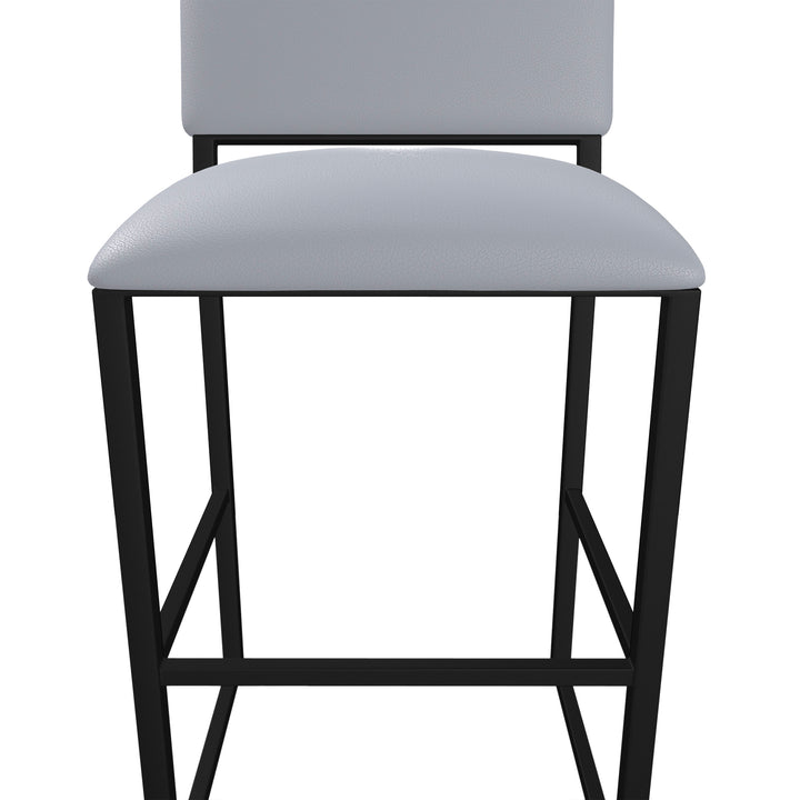 19.5"W x 18"D x 35"H / Charcoal Gray/Sable Onyx