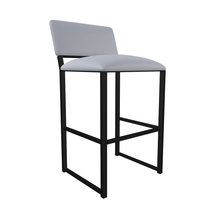 19.5"W x 18"D x 35"H / Charcoal Gray/Sable Onyx