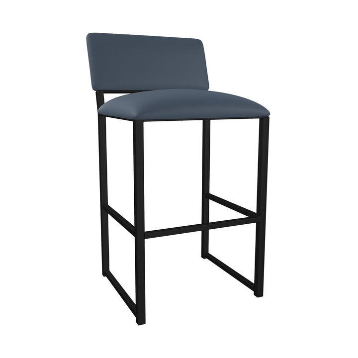 19.5"W x 18"D x 35"H / Midnight Blue/Sable Onyx