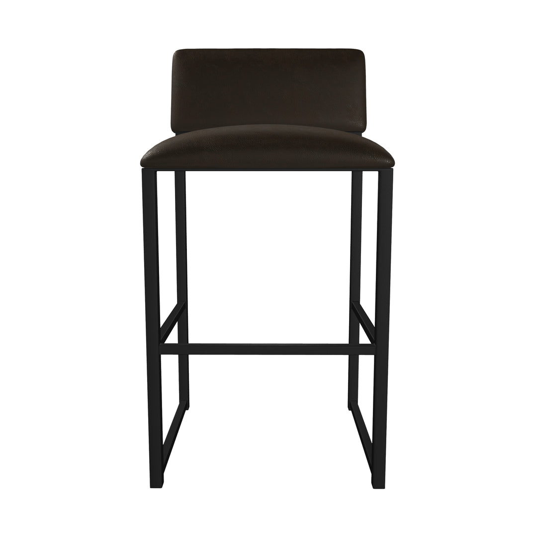 19.5"W x 18"D x 35"H / Rich Brown/Sable Onyx