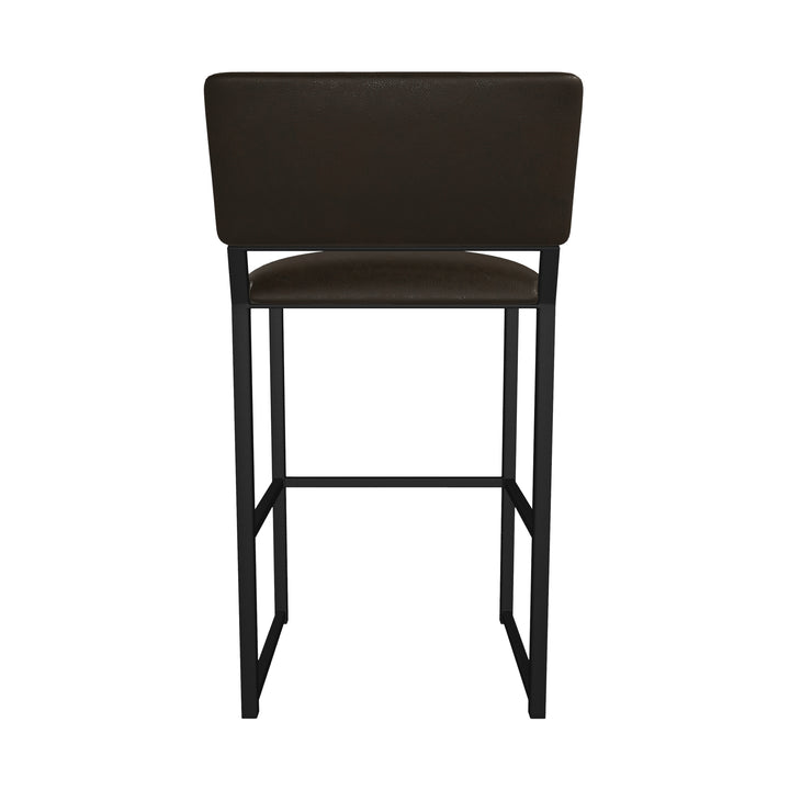 19.5"W x 18"D x 35"H / Rich Brown/Sable Onyx