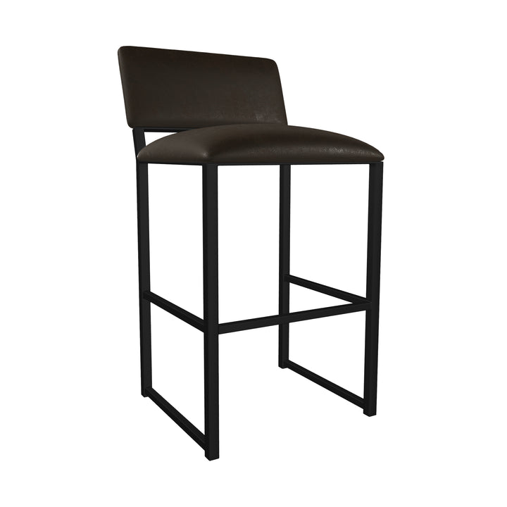 19.5"W x 18"D x 35"H / Rich Brown/Sable Onyx