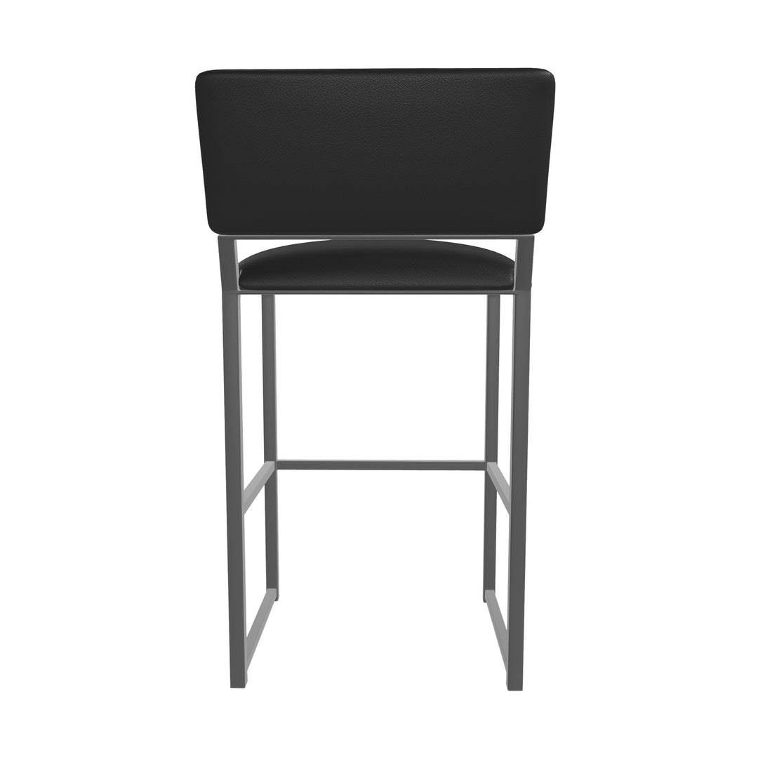 19.5"W x 18"D x 35"H / Licorice Black/Firestone Grey