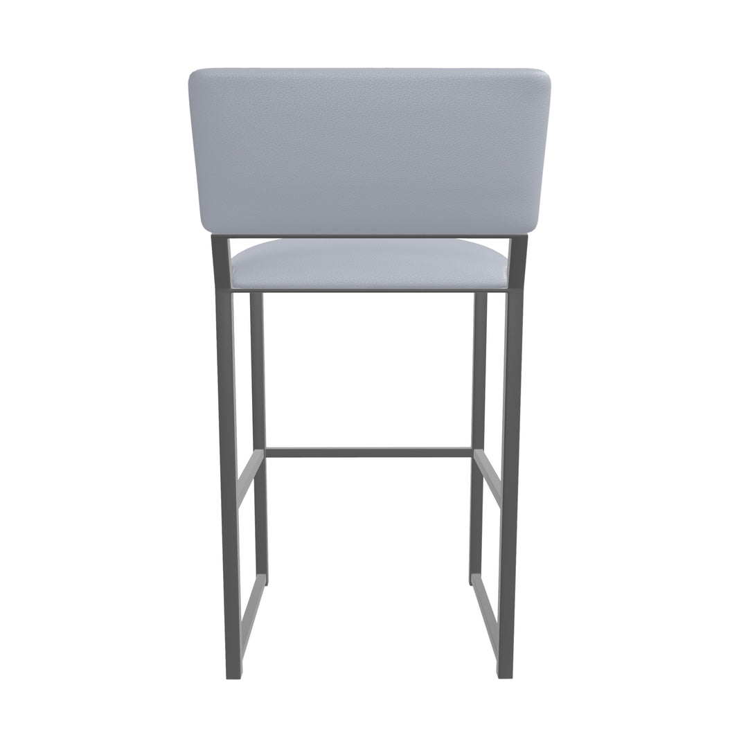 19.5"W x 18"D x 35"H / Charcoal Gray/Firestone Grey