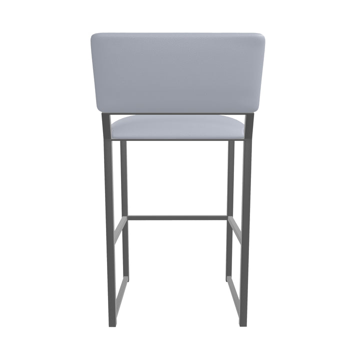 19.5"W x 18"D x 39"H / Charcoal Gray/Firestone Grey