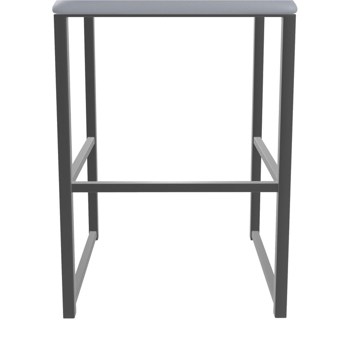 19.5"W x 18"D x 39"H / Charcoal Gray/Firestone Grey