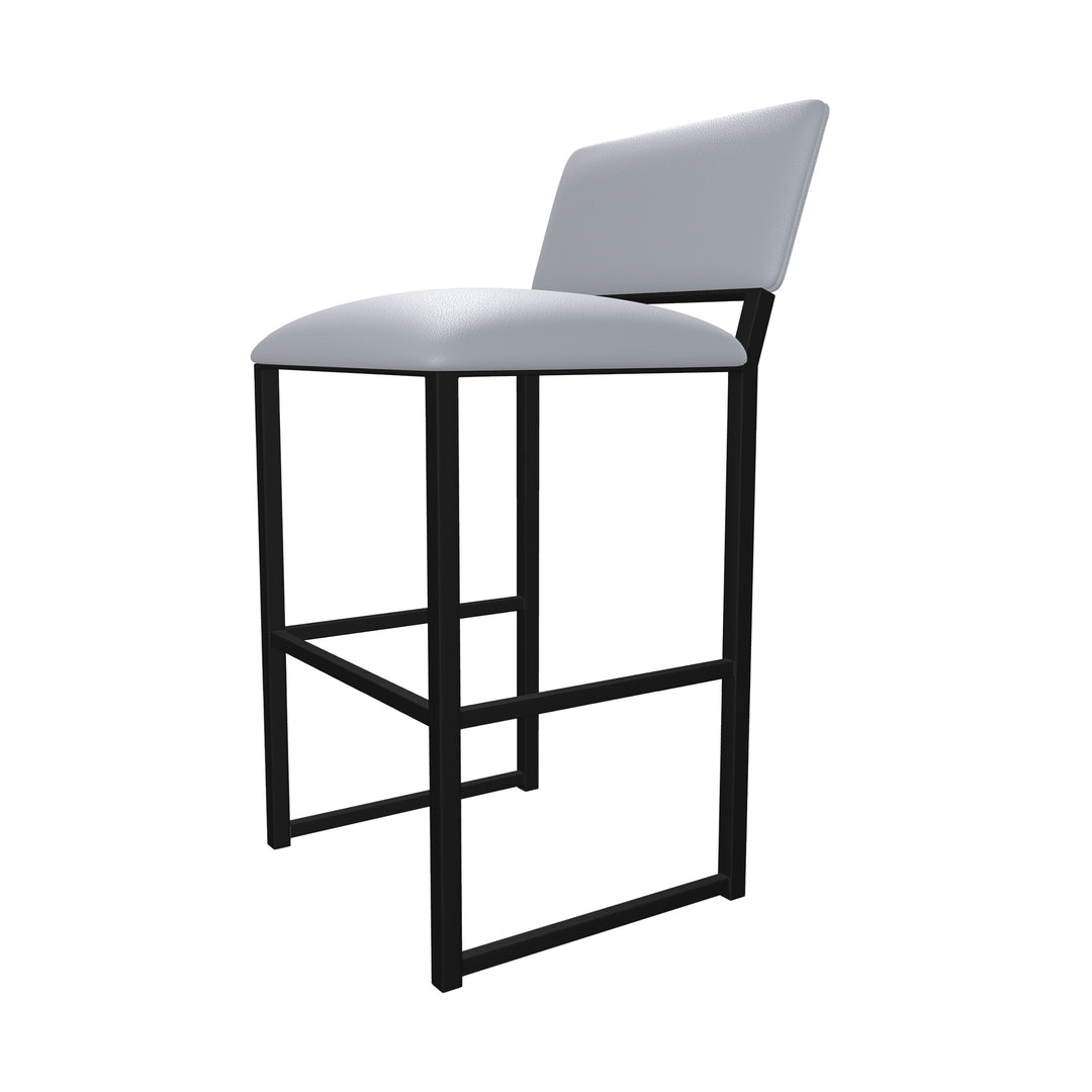 19.5"W x 18"D x 39"H / Charcoal Gray/Sable Onyx