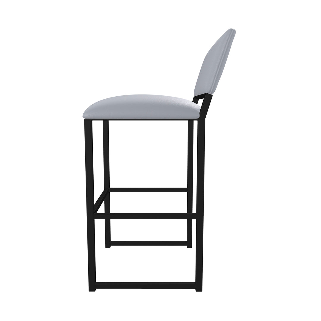 19.5"W x 18"D x 39"H / Charcoal Gray/Sable Onyx