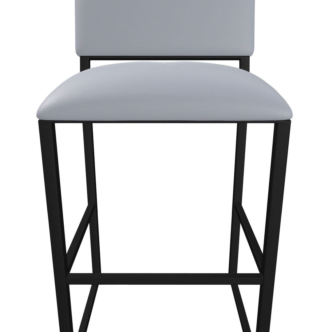 19.5"W x 18"D x 39"H / Charcoal Gray/Sable Onyx