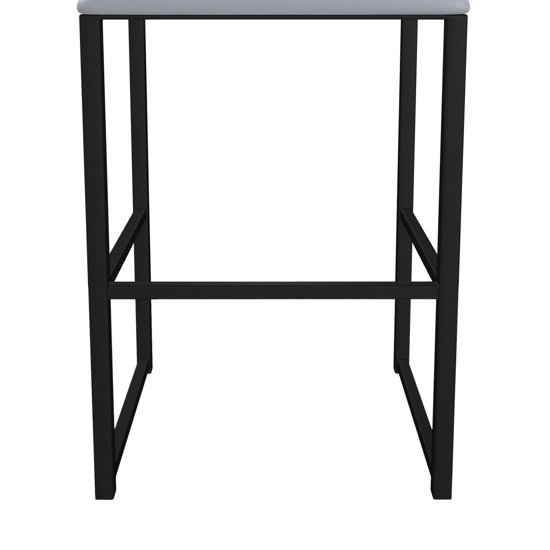 19.5"W x 18"D x 39"H / Charcoal Gray/Sable Onyx