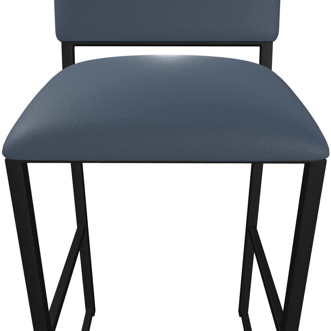 19.5"W x 18"D x 39"H / Midnight Blue/Sable Onyx