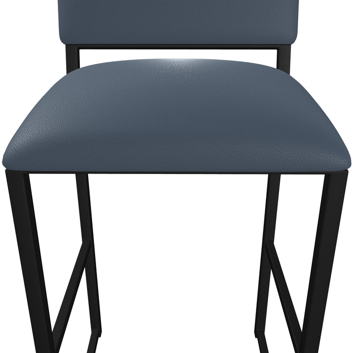 19.5"W x 18"D x 39"H / Midnight Blue/Sable Onyx