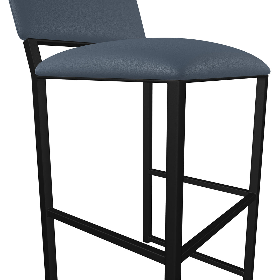 19.5"W x 18"D x 39"H / Midnight Blue/Sable Onyx