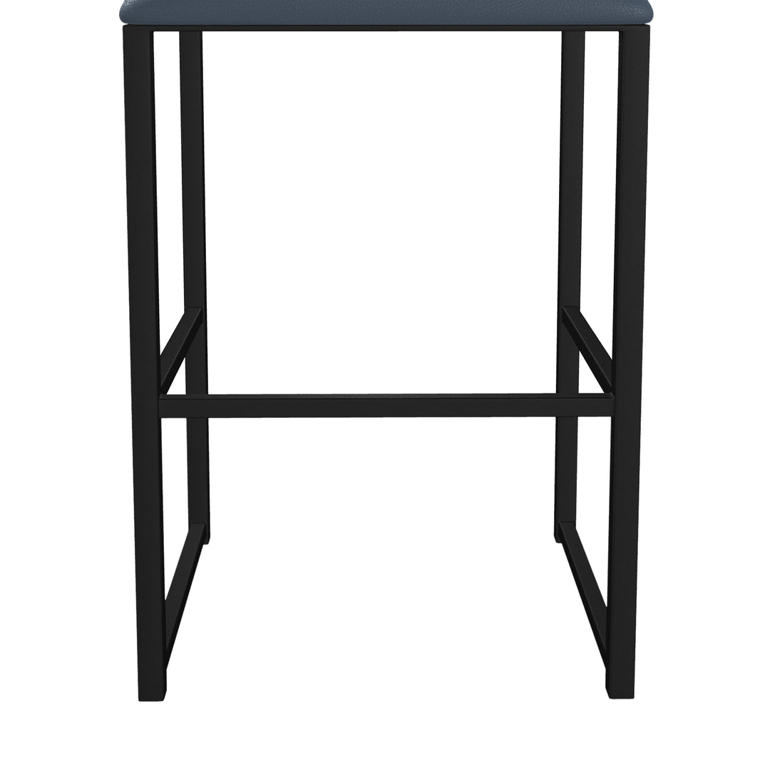 19.5"W x 18"D x 39"H / Midnight Blue/Sable Onyx