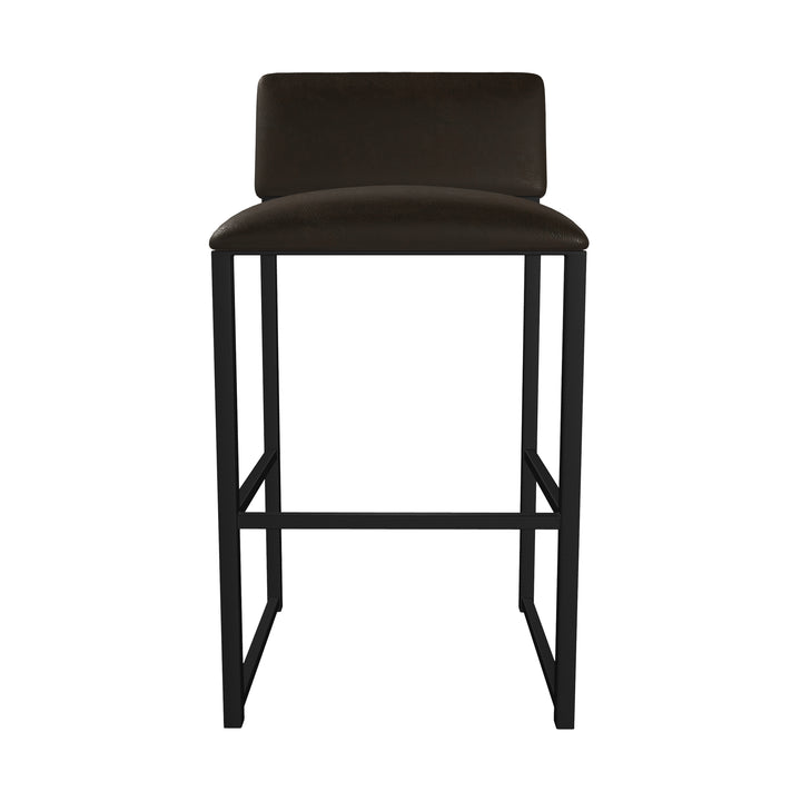 19.5"W x 18"D x 39"H / Rich Brown/Sable Onyx