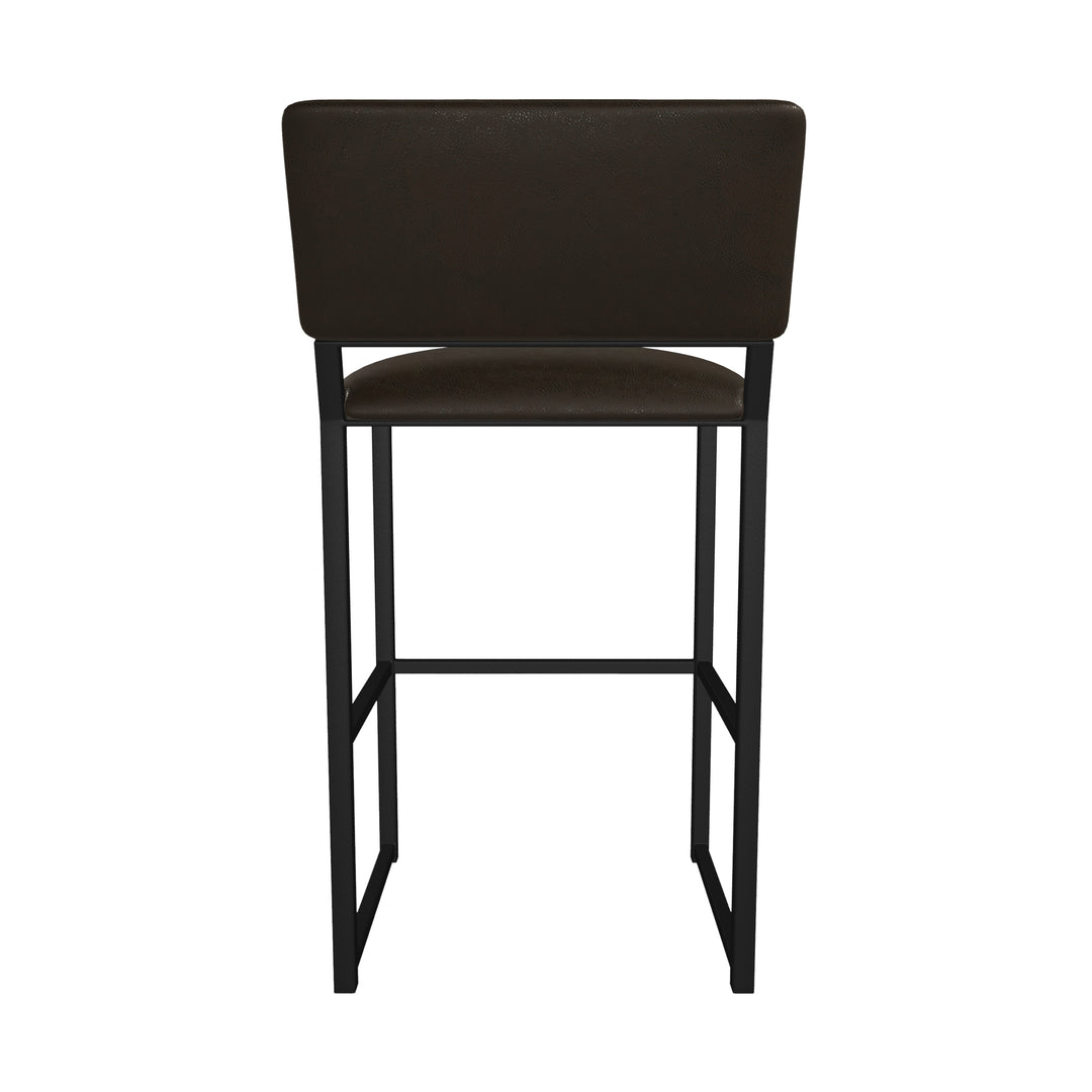 19.5"W x 18"D x 39"H / Rich Brown/Sable Onyx