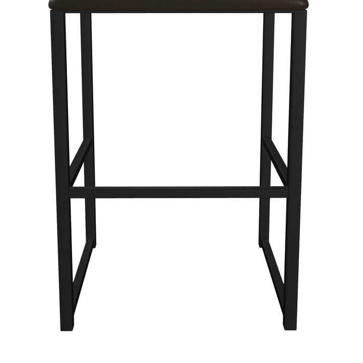 19.5"W x 18"D x 39"H / Rich Brown/Sable Onyx