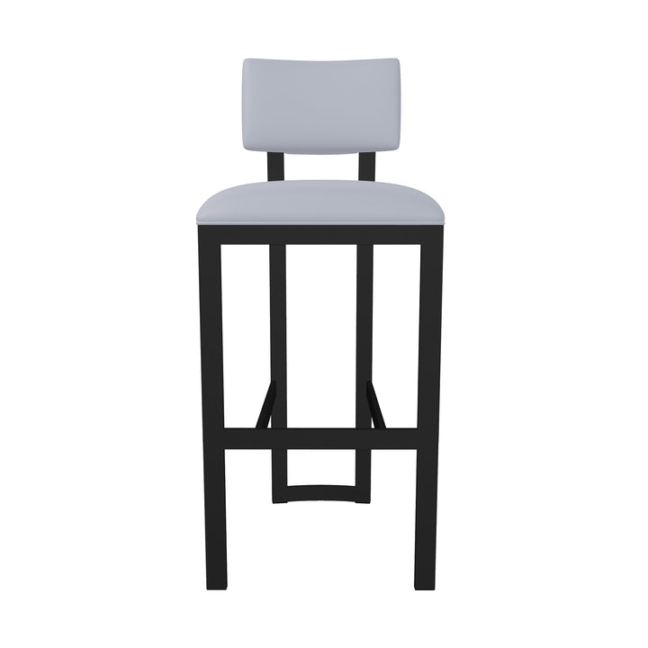 17.5"W x 18.75"D x 38.5"H / Charcoal Gray/Sable Onyx