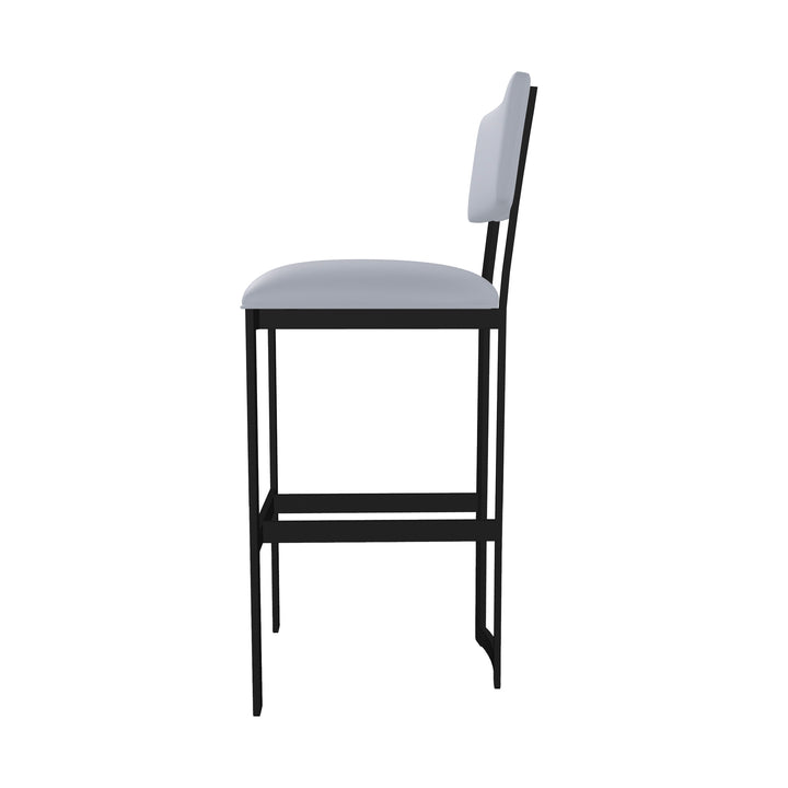 17.5"W x 18.75"D x 38.5"H / Charcoal Gray/Sable Onyx