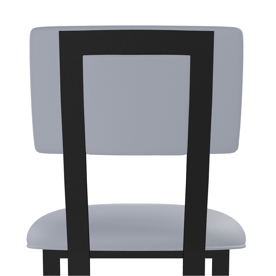 17.5"W x 18.75"D x 38.5"H / Charcoal Gray/Sable Onyx