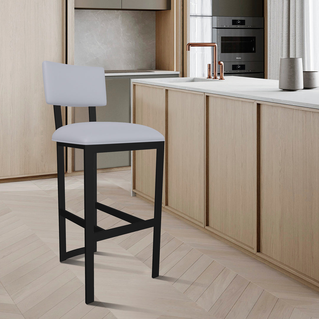 17.5"W x 18.75"D x 38.5"H / Charcoal Gray/Sable Onyx