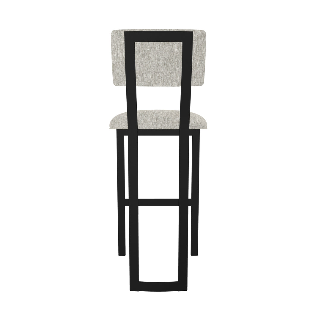 17.5"W x 18.75"D x 38.5"H / Earthy Oak/Sable Onyx