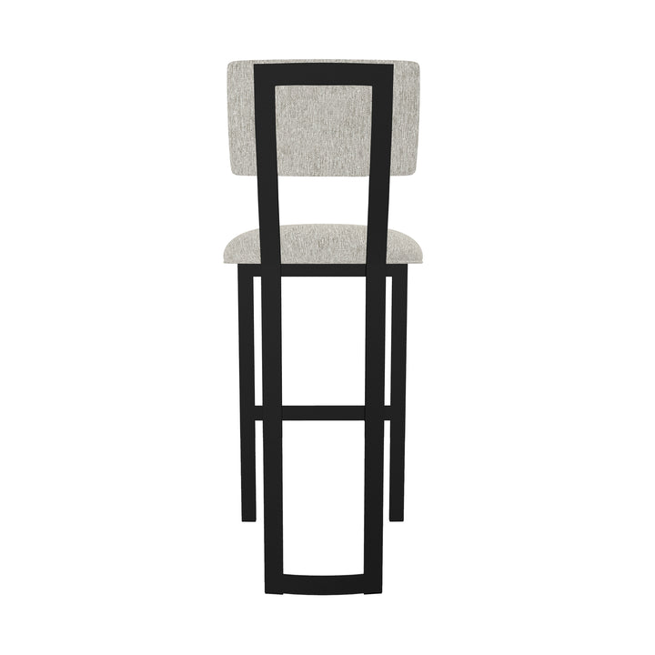 17.5"W x 18.75"D x 38.5"H / Earthy Oak/Sable Onyx