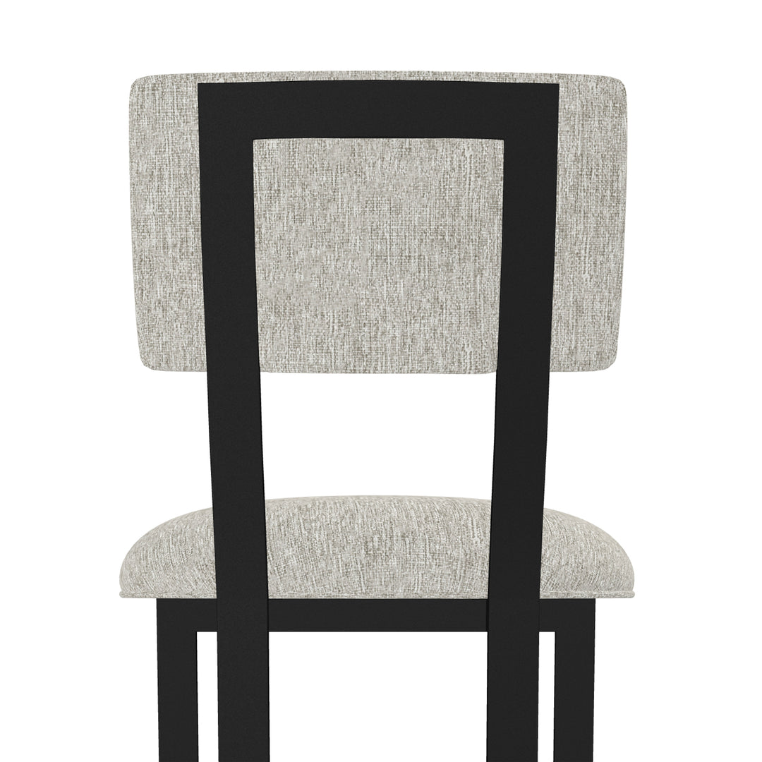 17.5"W x 18.75"D x 38.5"H / Earthy Oak/Sable Onyx