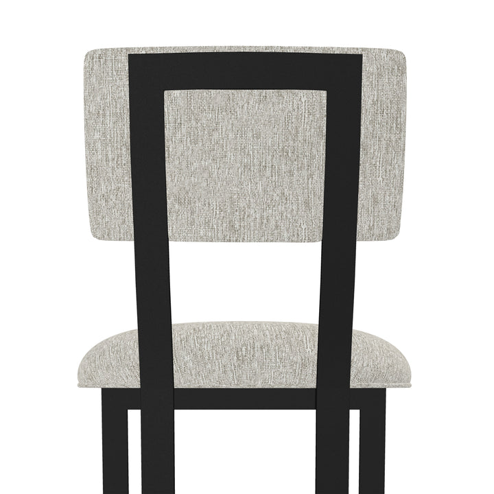 17.5"W x 18.75"D x 38.5"H / Earthy Oak/Sable Onyx