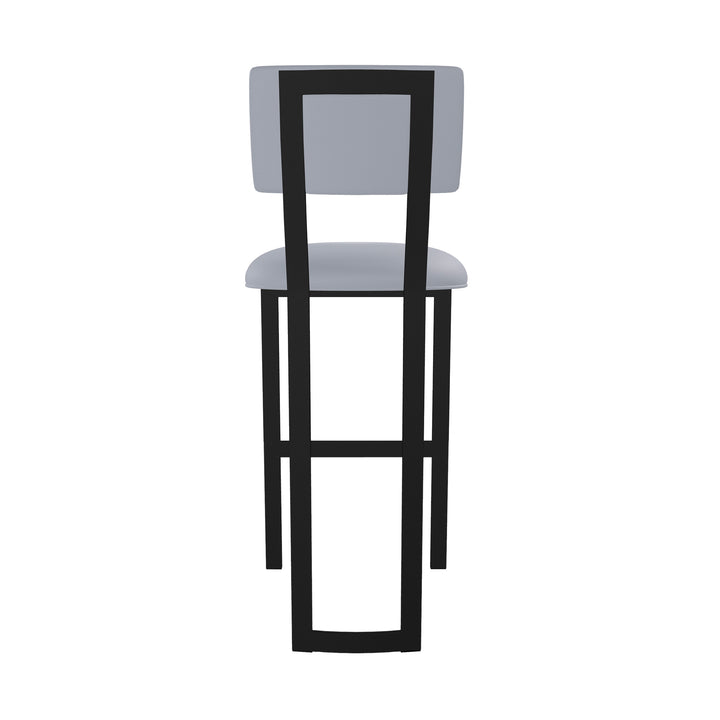 17.5"W x 18.75"D x 42.5"H / Charcoal Gray/Sable Onyx