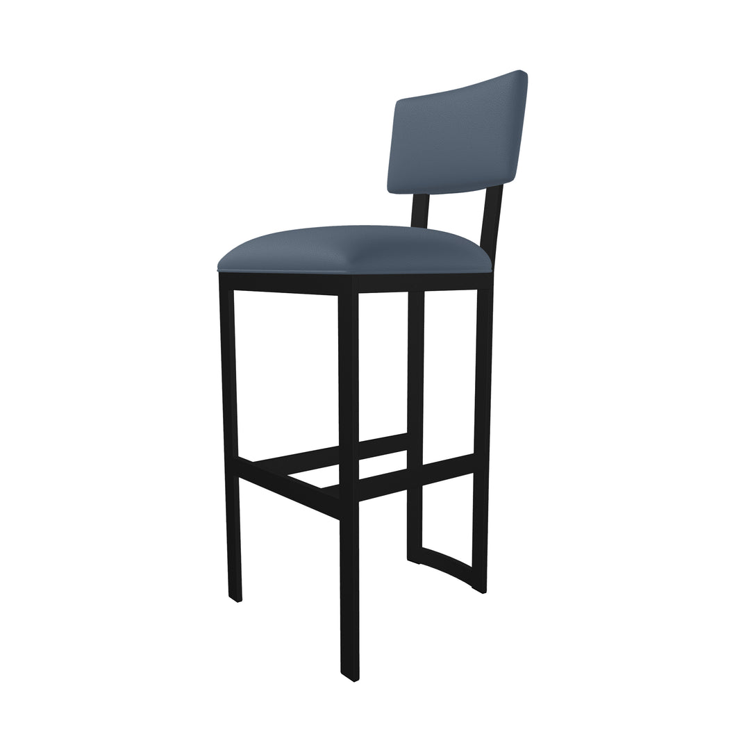 17.5"W x 18.75"D x 42.5"H / Midnight Blue/Sable Onyx