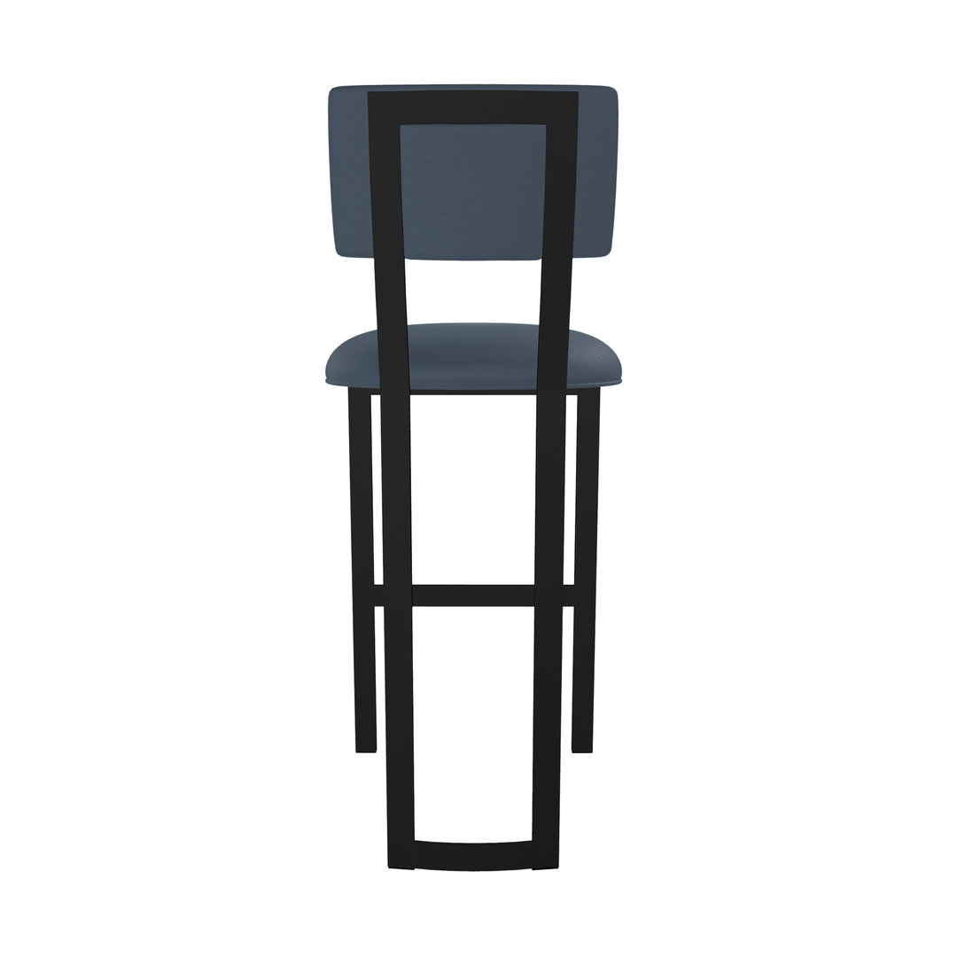 17.5"W x 18.75"D x 42.5"H / Midnight Blue/Sable Onyx