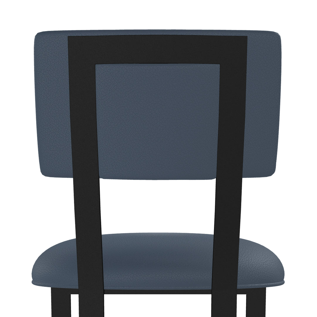 17.5"W x 18.75"D x 42.5"H / Midnight Blue/Sable Onyx