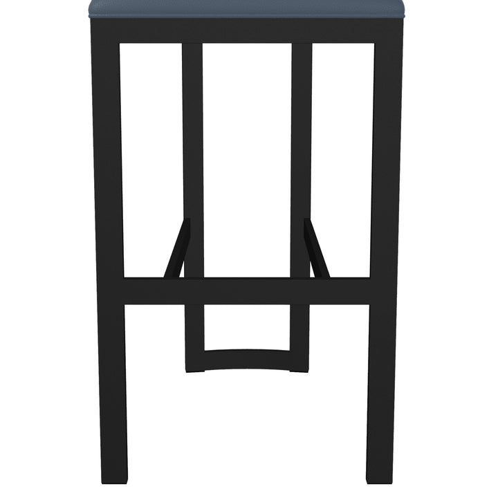 17.5"W x 18.75"D x 42.5"H / Midnight Blue/Sable Onyx