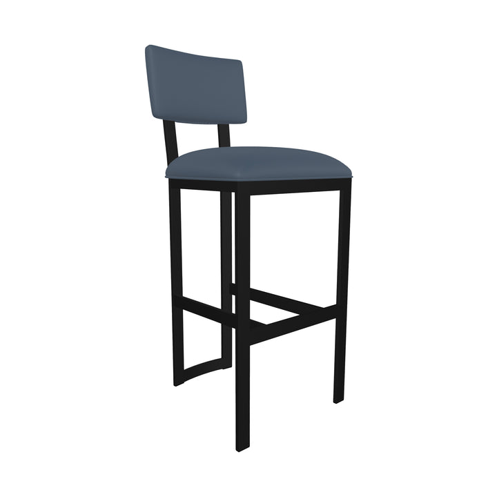 17.5"W x 18.75"D x 42.5"H / Midnight Blue/Sable Onyx