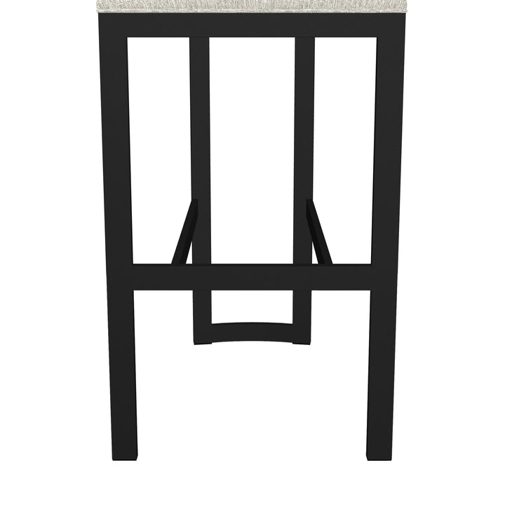 17.5"W x 18.75"D x 42.5"H / Earthy Oak/Sable Onyx