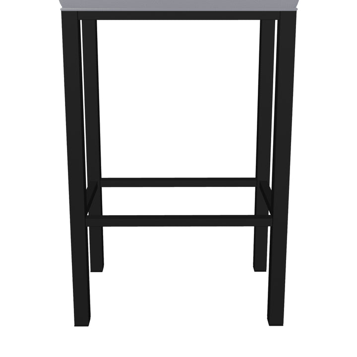 18"W x 11"D x 26"H / Charcoal Gray/Sable Onyx