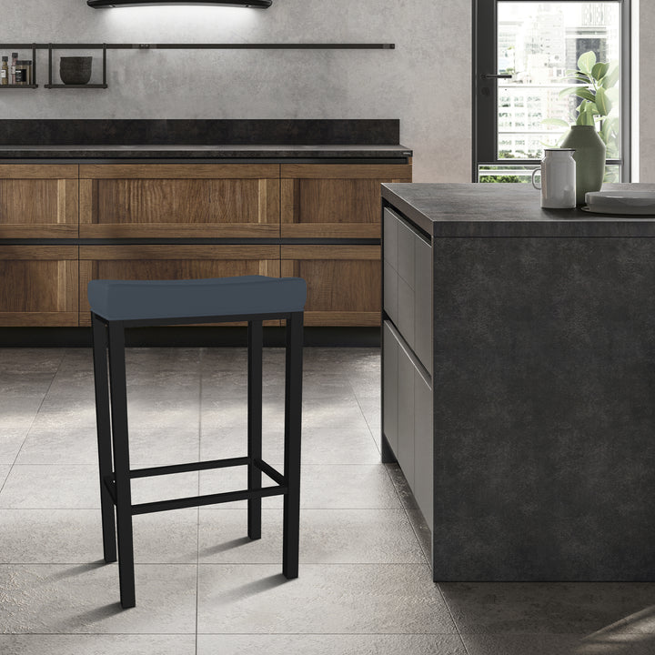 18"W x 11"D x 26"H / Midnight Blue/Sable Onyx