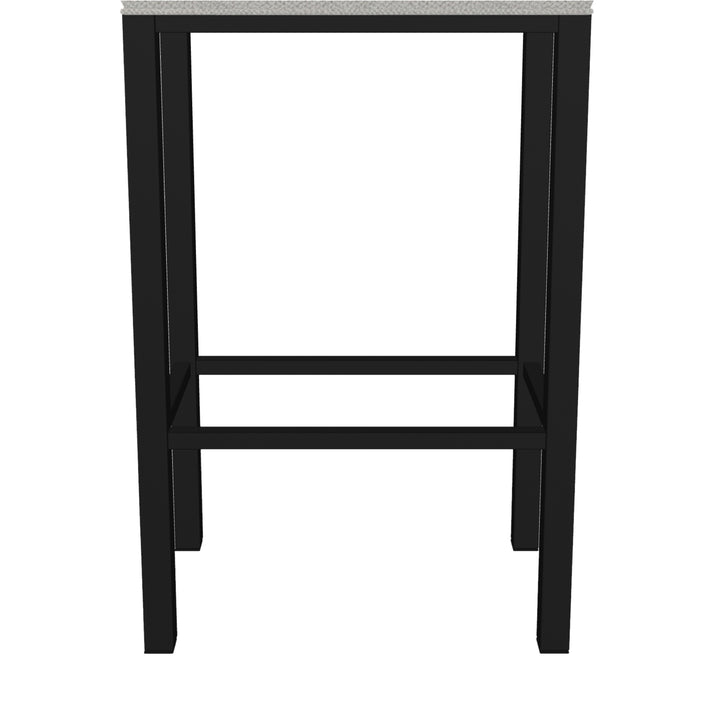 18"W x 11"D x 26"H / Irish Mist/Sable Onyx