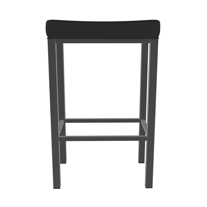 18"W x 11"D x 26"H / Licorice Black/Firestone Grey