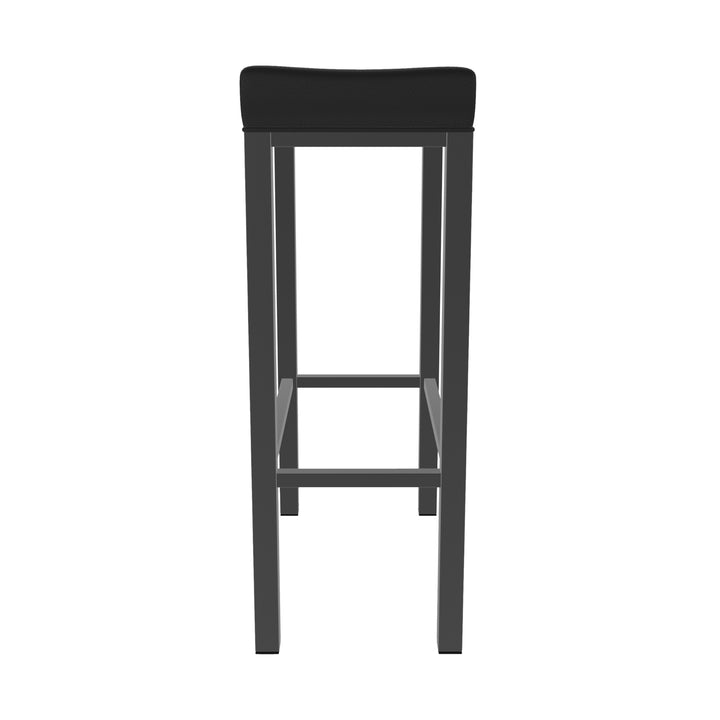 18"W x 11"D x 26"H / Licorice Black/Firestone Grey