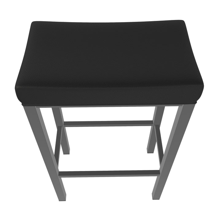 18"W x 11"D x 26"H / Licorice Black/Firestone Grey