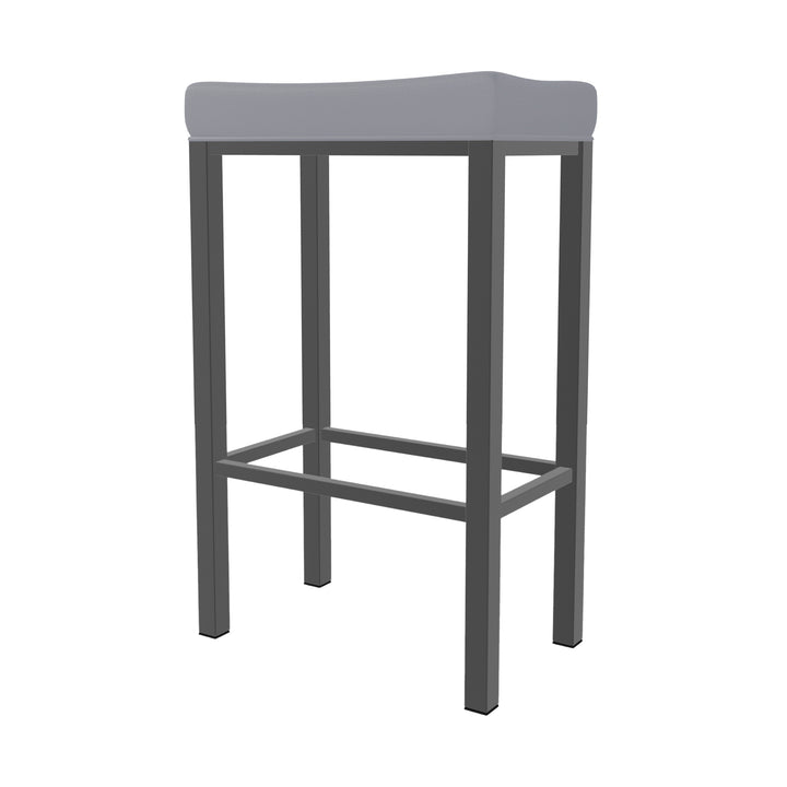 18"W x 11"D x 26"H / Charcoal Gray/Firestone Grey