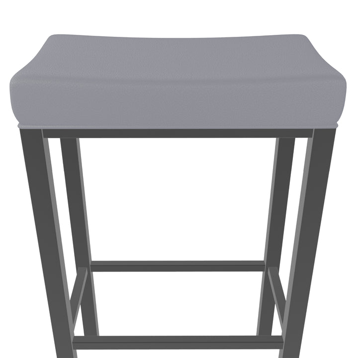 18"W x 11"D x 26"H / Charcoal Gray/Firestone Grey