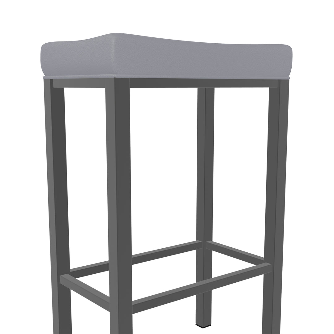 18"W x 11"D x 26"H / Charcoal Gray/Firestone Grey