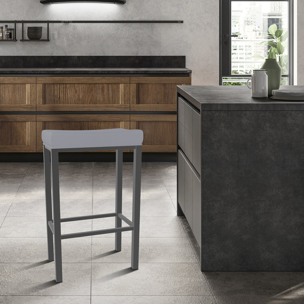 18"W x 11"D x 26"H / Charcoal Gray/Firestone Grey