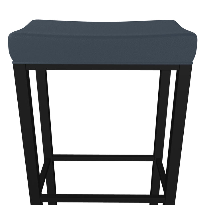 18"W x 11"D x 30"H / Midnight Blue/Sable Onyx